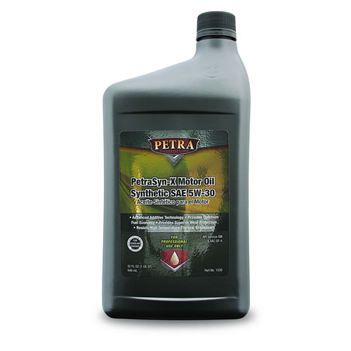 SAE 5W-30 petra syn-x motor oil